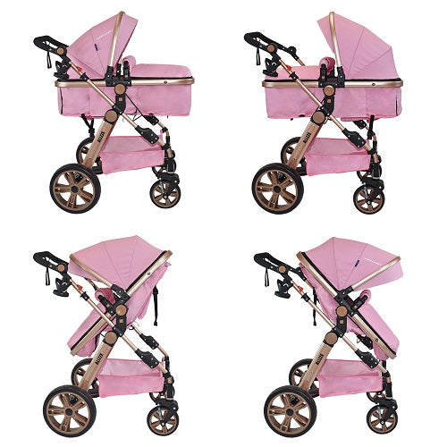 Coche Alizze Cs Happy Baby Rosado