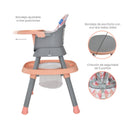 SILLA COMEDOR SEVEN 7EN1 PRIORI ROSADO