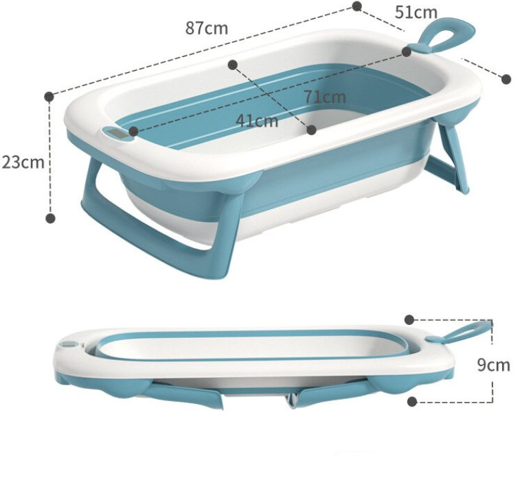 BAÑERA TERMOMETRO PLEGABLE BEBESITOS