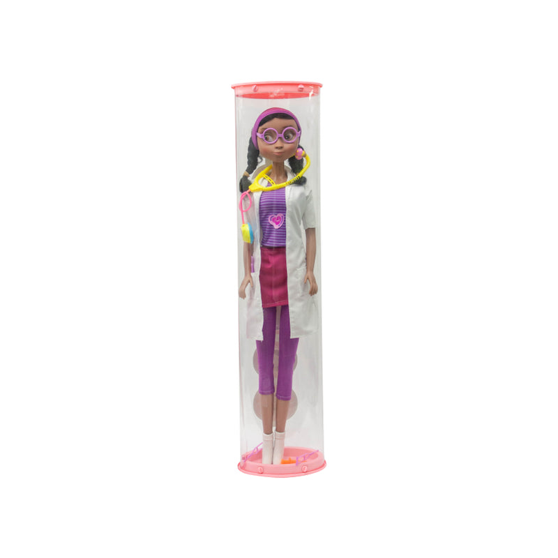 MUÑECA ACETATO DOCTORA SONIDO 8844-M FIP
