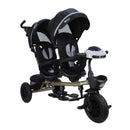 Triciclo Gemelar Lazzo Duo Eb302G Ebaby Negro