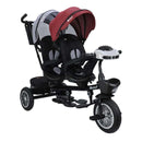 Triciclo Gemelar Lazzo Duo Eb302G Ebaby Rojo