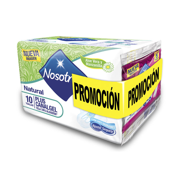 Toalla Canal Gel X10+5 Multiestilo Nosot