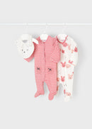 Set Pijamas X2 + Babero 2609 Mayoral