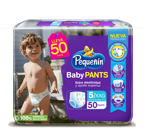 Pañal baby pants Et5 x50  94015 PEQUEÑIN