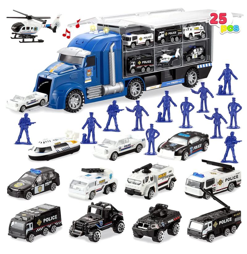 CARRO NIÑERA POLICIA PILAS 068129 JA