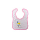 Babero de set primer día de  5 piezas rosado para niña