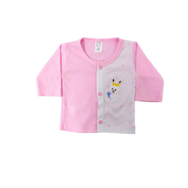 Camisa de set primer día de  5 piezas rosado para niña
