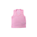 Camisilla de set primer día de  5 piezas rosado para niña